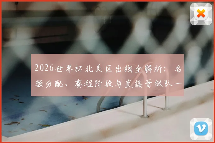 2026世界杯北美区出线全解析：名额分配、赛程阶段与直接晋级队一览